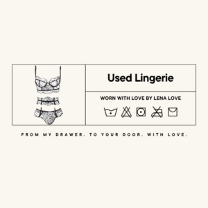 THE LATE NIGHT LACE USED LINGERIE SET ✨